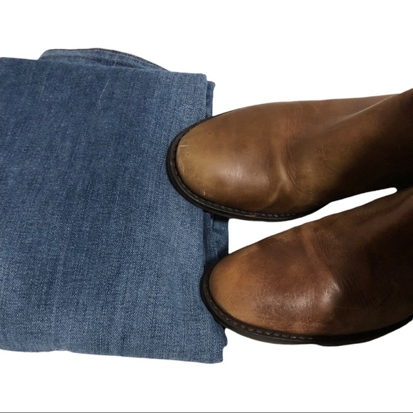 Gorgeous Distressed Brown Knee High Riding Boots - Picture 4 of 13